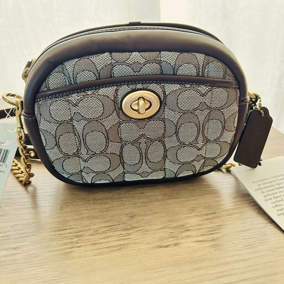 Coach Handbags - COACH Signature Jacquard Camera Bag Quilted-NWT